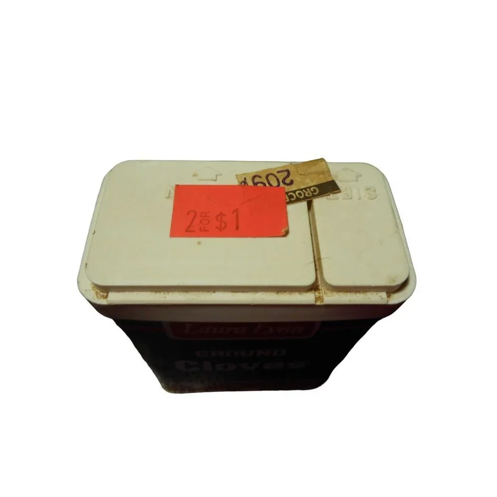 Vintage Laura Lynn Ground Cloves Spice Tin Estate Find - Picture 5 of 6